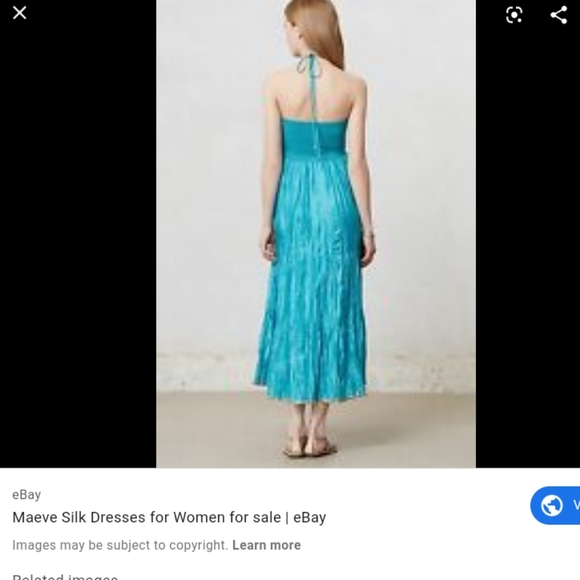 ☀️NWOT|💯%Silk ANTHROPOLOGIE Dress - Picture 6 of 13